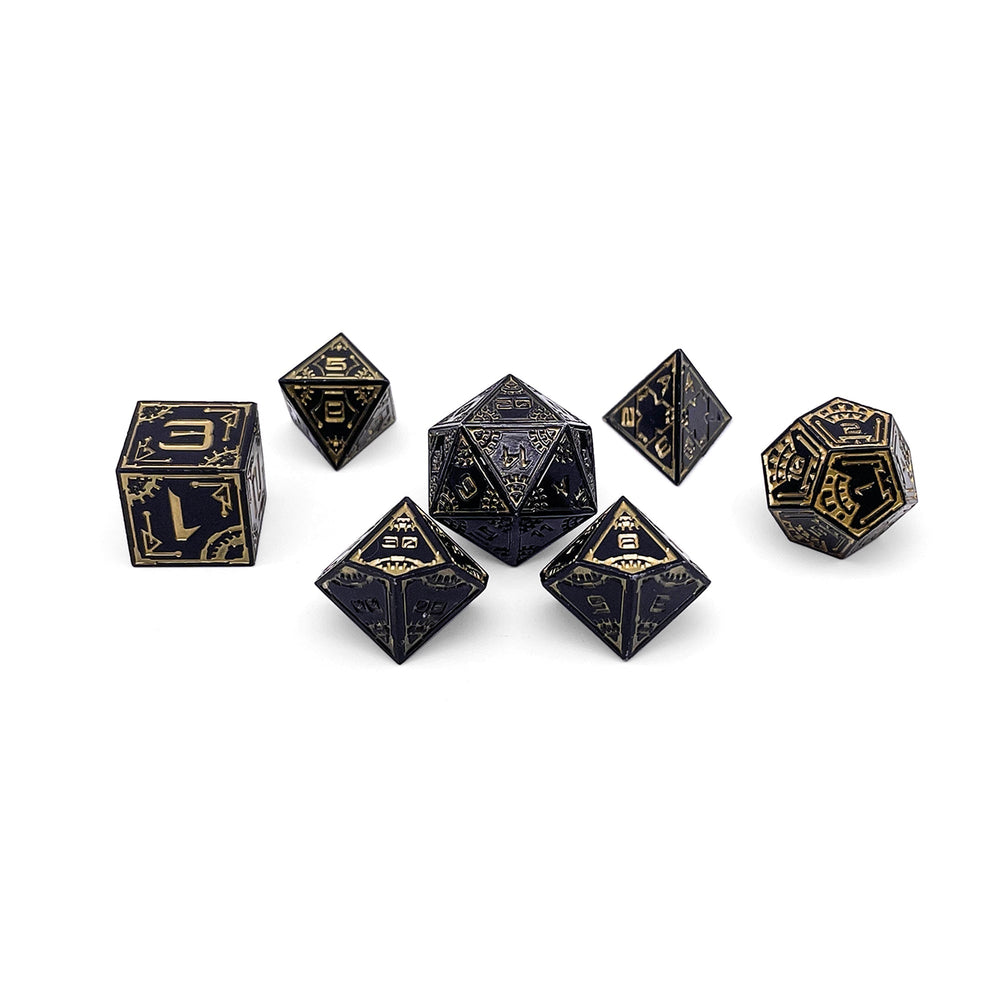 Eclipse - Space Dice 7 Piece RPG Set Alloy Metal Dice (Online Only)