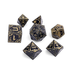 Eclipse - Space Dice 7 Piece RPG Set Alloy Metal Dice (Online Only)