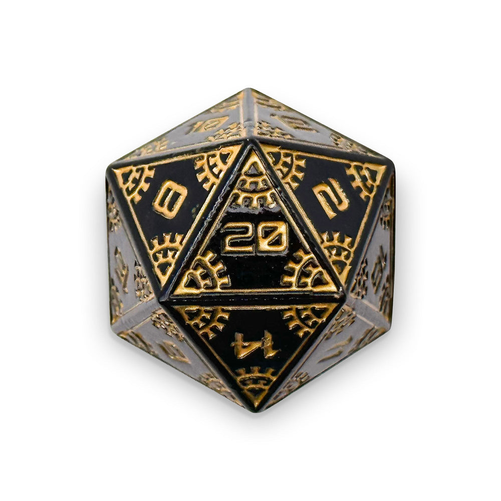 Space Dice Meteor Runestones™ - 25mm D20 - Eclipse (Online Only)
