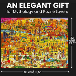 Egyptian Gods "Seek & See" 1000 Piece Jigsaw Puzzle Quokka