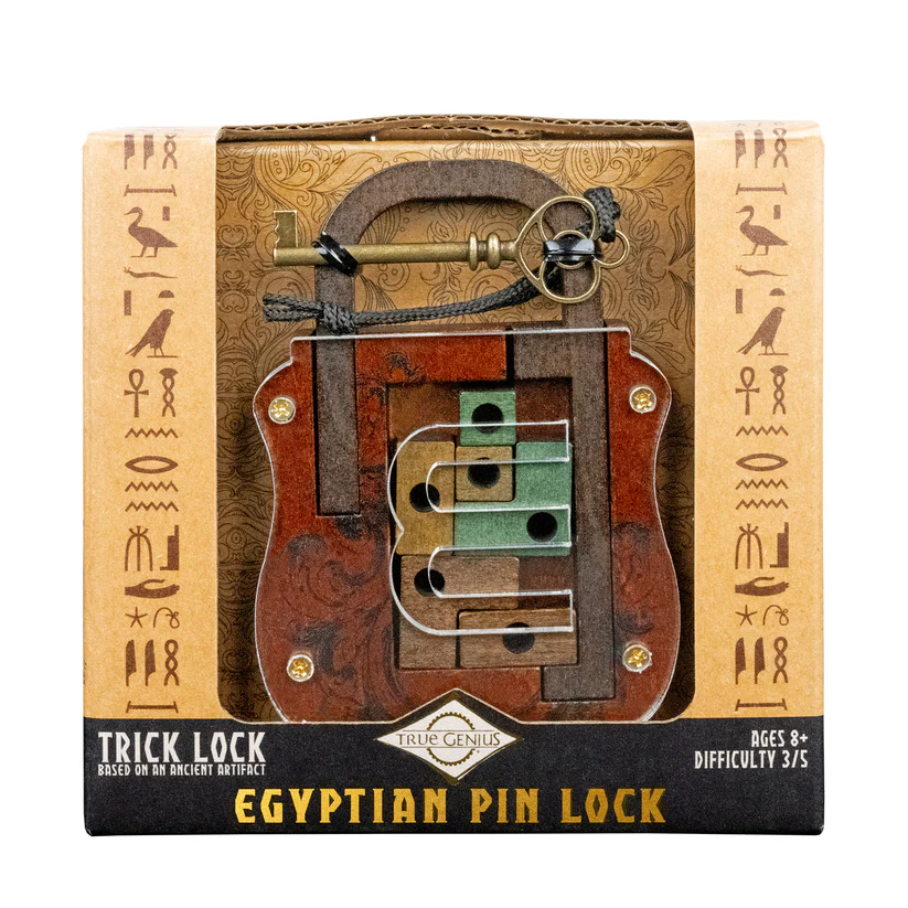 Egyptian Pin Key and Lock (ONLINE ORDER ONLY)