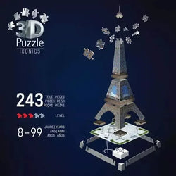Eiffel Tower 243 Piece 3D Jigsaw Puzzle Ravensburger