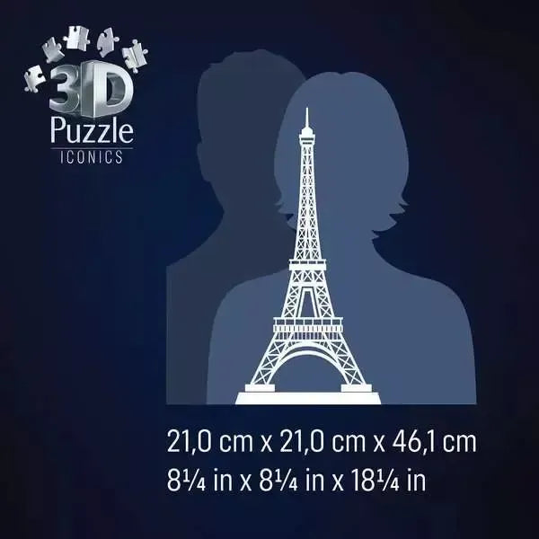 Eiffel Tower 243 Piece 3D Jigsaw Puzzle Ravensburger