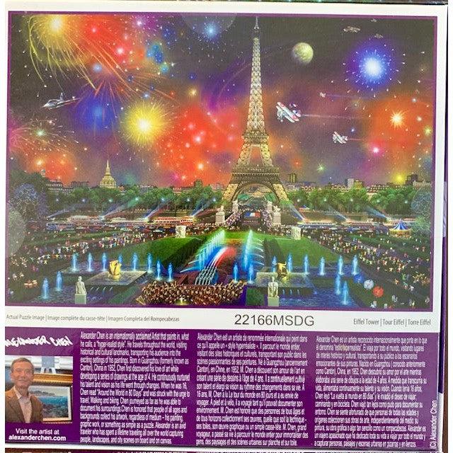 Eiffel Tower by Alexander Chen 500 Piece Jigsaw Puzzle Sure Lox (ONLINE ORDER ONLY)