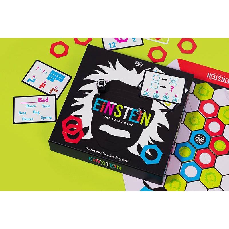 Einstein the Board Game - Fast Paced Puzzle Solving Race - Professor Puzzle (ONLINE ORDER ONLY)