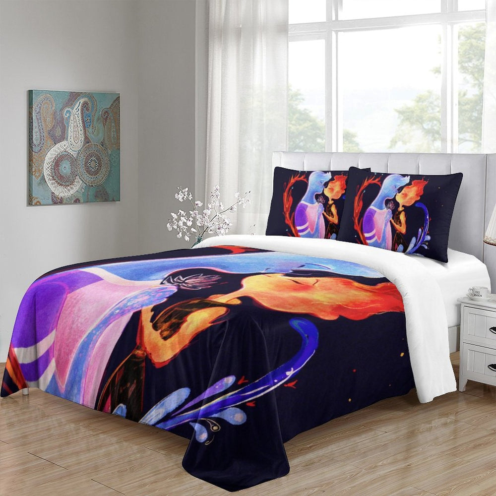 Elemental Bedding Set Pattern Quilt Cover Without Filler (Online Order Only)