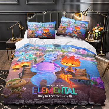 Elemental Bedding Set Pattern Quilt Cover Without Filler (Online Order Only)