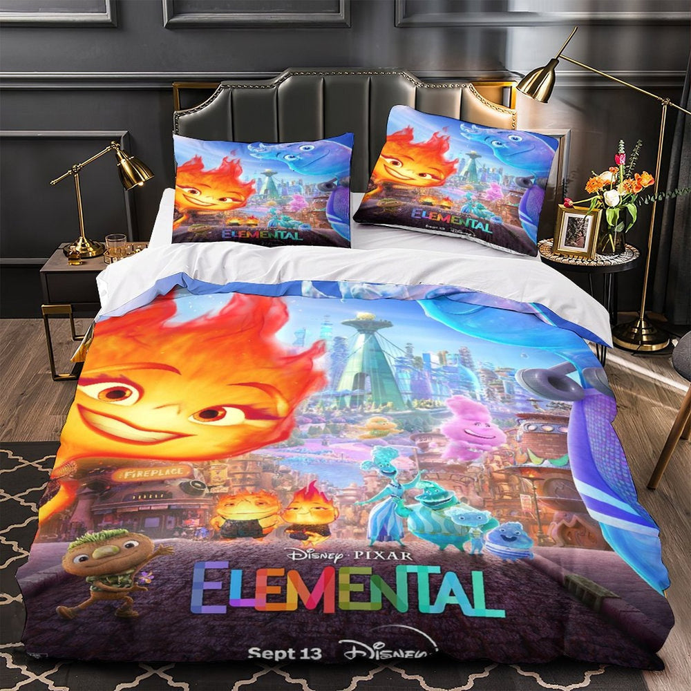 Elemental Bedding Set Pattern Quilt Cover Without Filler (Online Order Only)