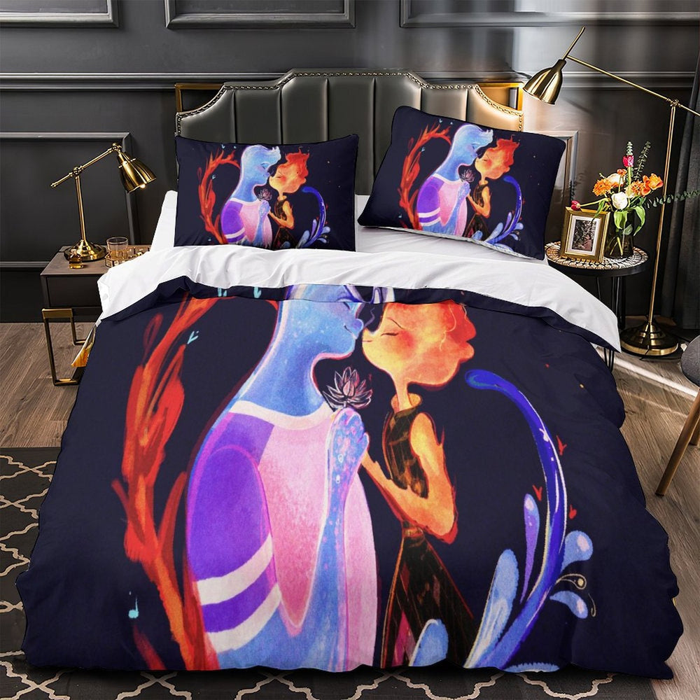 Elemental Bedding Set Pattern Quilt Cover Without Filler (Online Order Only)