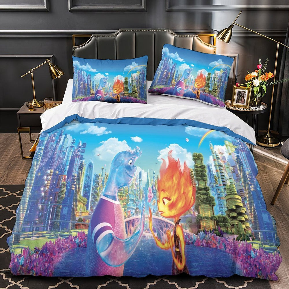 Elemental Bedding Set Pattern Quilt Cover Without Filler (Online Order Only)