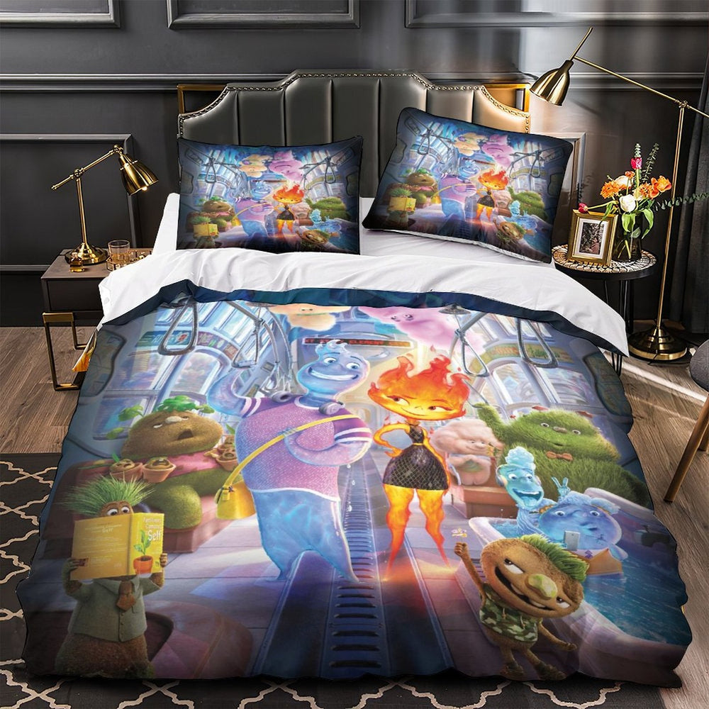 Elemental Bedding Set Pattern Quilt Cover Without Filler (Online Order Only)