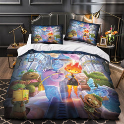Elemental Bedding Set Pattern Quilt Cover Without Filler (Online Order Only)