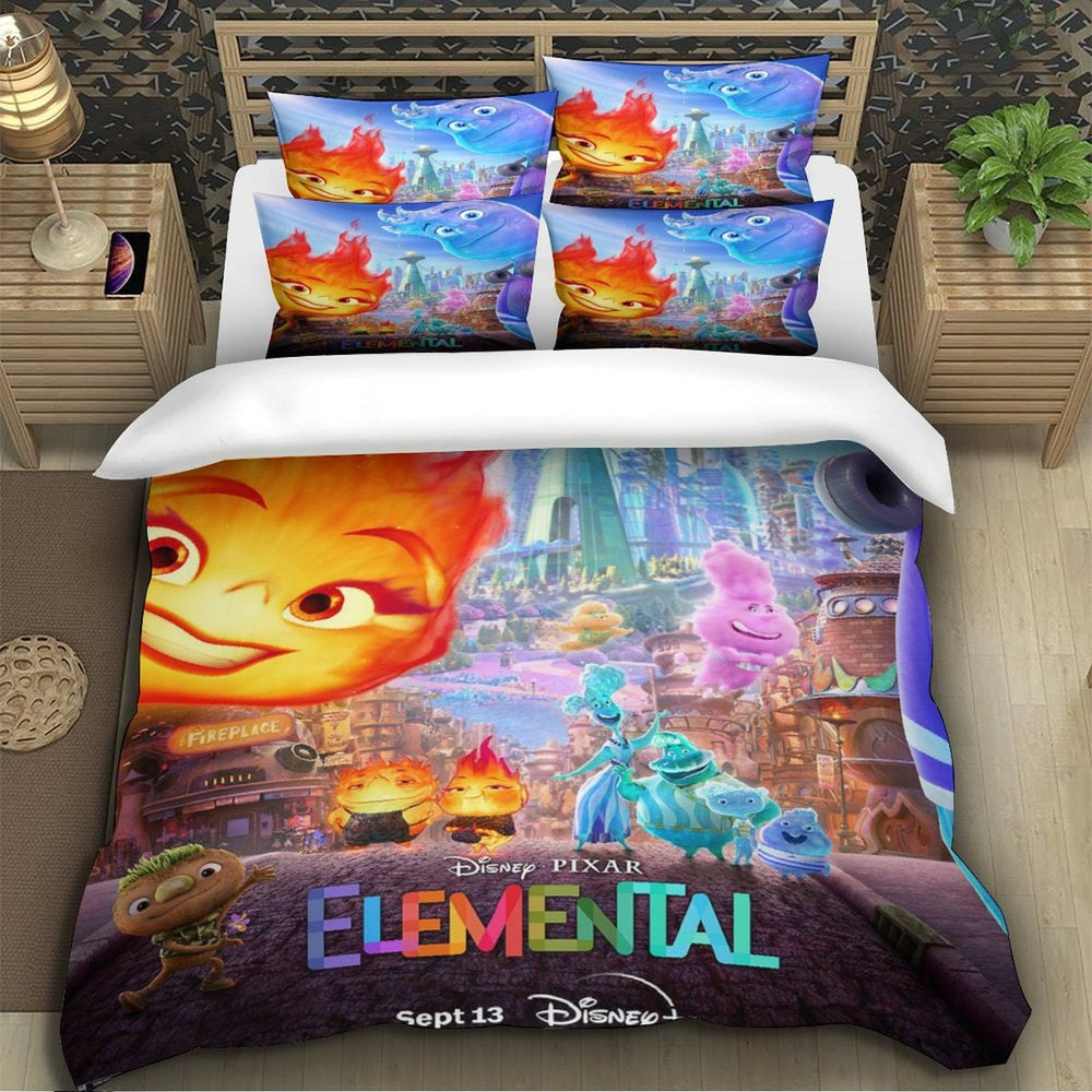 Elemental Bedding Set Pattern Quilt Cover Without Filler (Online Order Only)