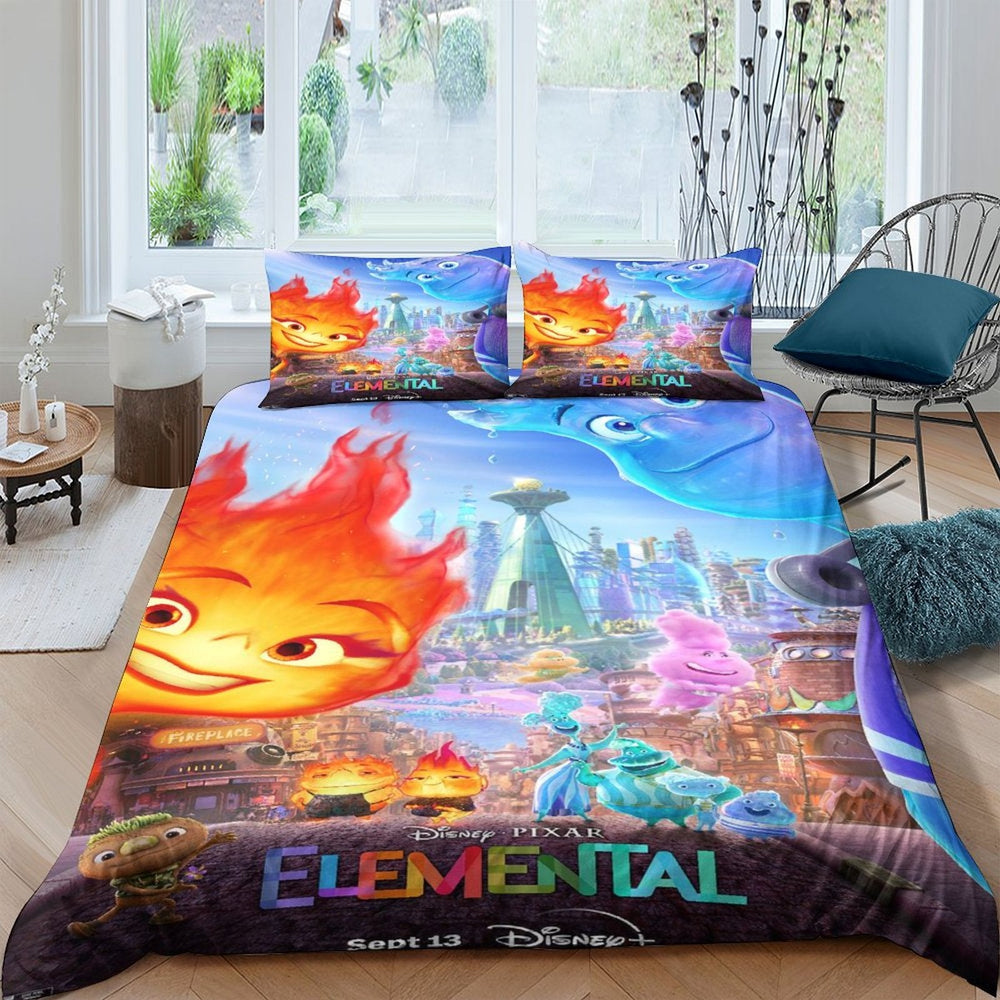 Elemental Bedding Set Pattern Quilt Cover Without Filler (Online Order Only)