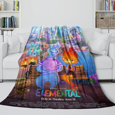 Elemental Blanket Flannel Fleece Throw Room Decoration (Online Order Only)