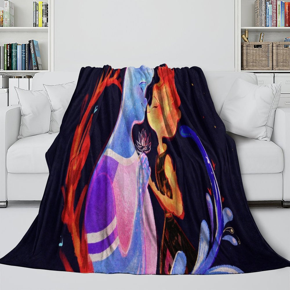 Elemental Blanket Flannel Fleece Throw Room Decoration (Online Order Only)