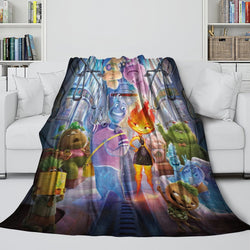 Elemental Blanket Flannel Fleece Throw Room Decoration (Online Order Only)