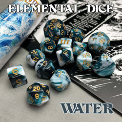 Dungeon Crawl Classics Dice: Elemental Dice - Water (ONLINE ORDER ONLY)