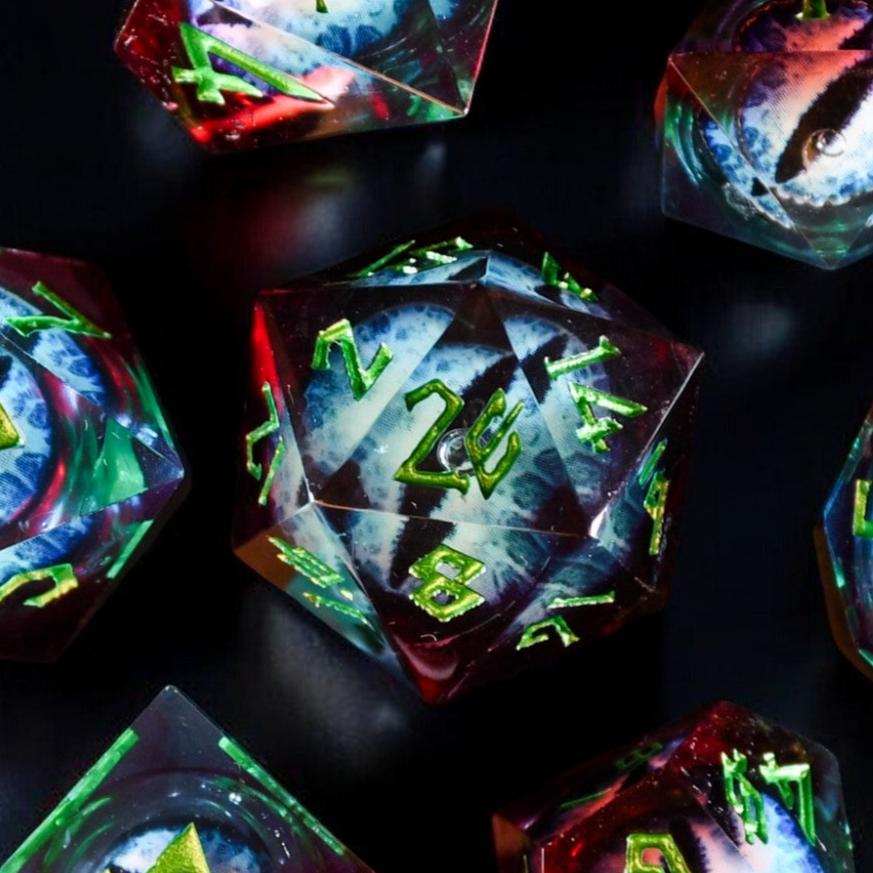 Elemental Dragon Liquid Core Dice Set (ONLINE ORDER ONLY)