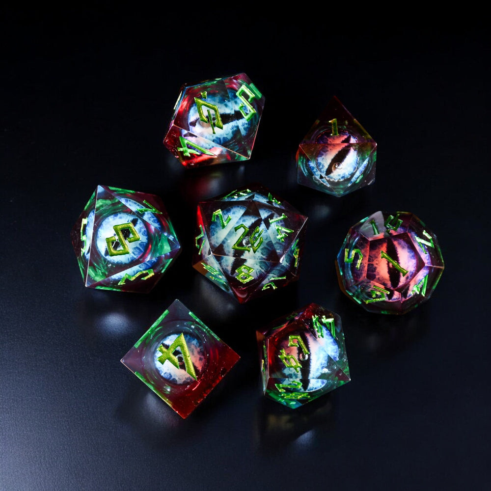 Pre-Order || Elemental Dragon Liquid Core Dice Set