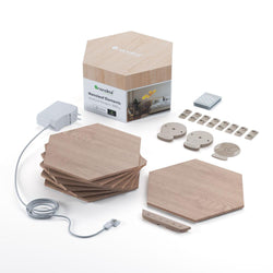 Nanoleaf Elements | Hexagons | SMK | Birchwood | 7 Pack | CA/USA (Online Order Only)