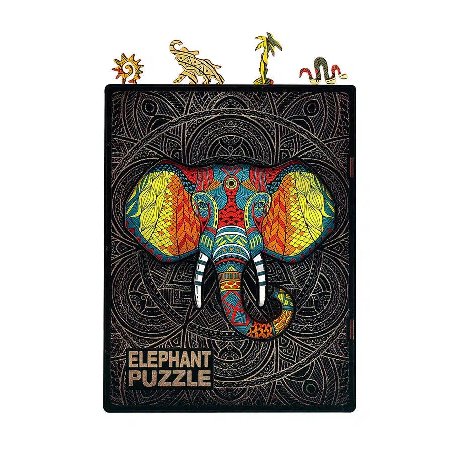 Elephant 250 Piece Wooden Jigsaw Puzzle Geek Toys (ONLINE ORDER ONLY)