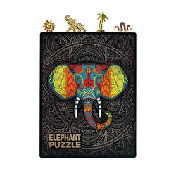 Elephant 250 Piece Wooden Jigsaw Puzzle Geek Toys (ONLINE ORDER ONLY)
