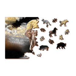 Elephant Dreams 150 Piece Wood Jigsaw Puzzle Wooden City (ONLINE ORDER ONLY)