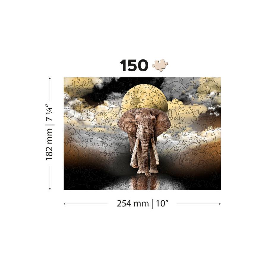 Elephant Dreams 150 Piece Wood Jigsaw Puzzle Wooden City (ONLINE ORDER ONLY)