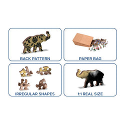 Elephant Dreams 150 Piece Wood Jigsaw Puzzle Wooden City (ONLINE ORDER ONLY)