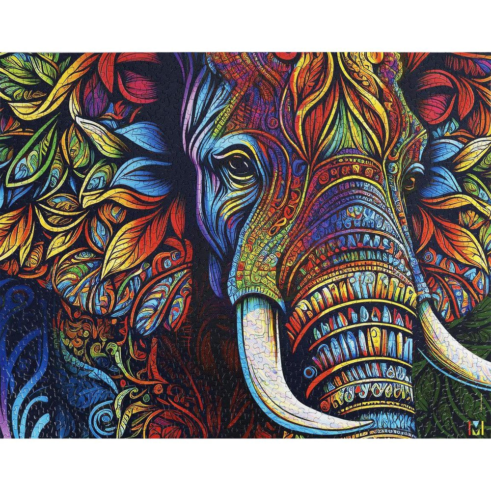 Elephant Mandala 1000 Piece Jigsaw Puzzle Springbok (ONLINE ORDER ONLY)