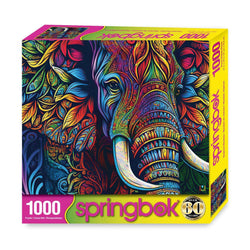 Elephant Mandala 1000 Piece Jigsaw Puzzle Springbok (ONLINE ORDER ONLY)