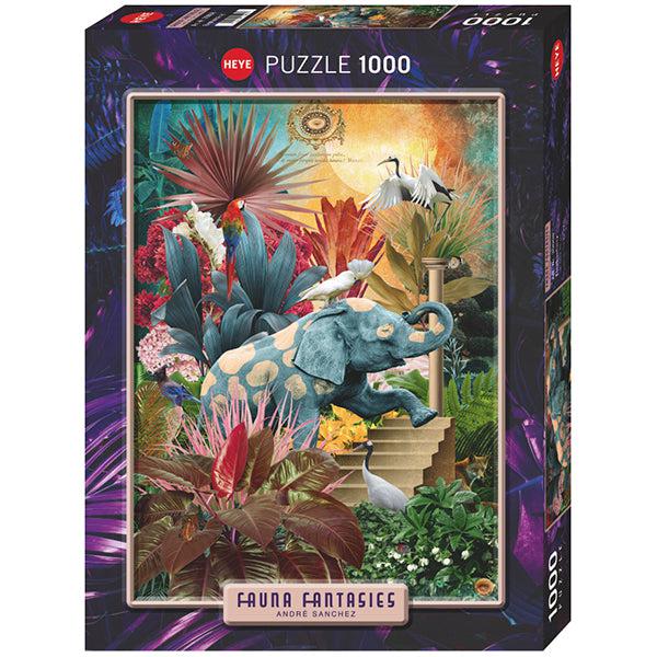Elephantaisy Fauna Fantasies 1000 Piece Jigsaw Puzzle Heye (ONLINE ORDER ONLY)