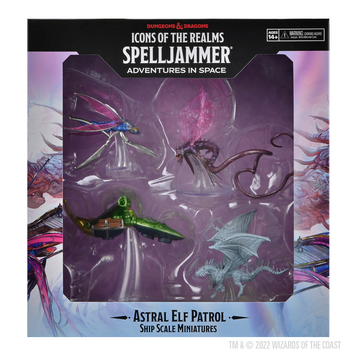 D&D: Icons of the Realms - Ship Scale - Astral Elf Patrol (ONLINE ORDER ONLY)