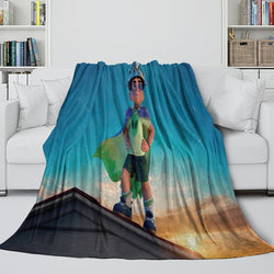 Elio Pattern Blanket Flannel Throw Room Decoration (Online Order Only)