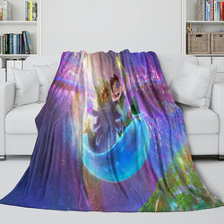 Elio Pattern Blanket Flannel Throw Room Decoration (Online Order Only)