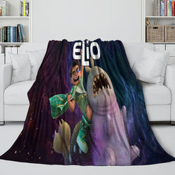 Elio Pattern Blanket Flannel Throw Room Decoration (Online Order Only)