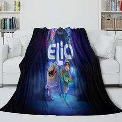 Elio Pattern Blanket Flannel Throw Room Decoration (Online Order Only)