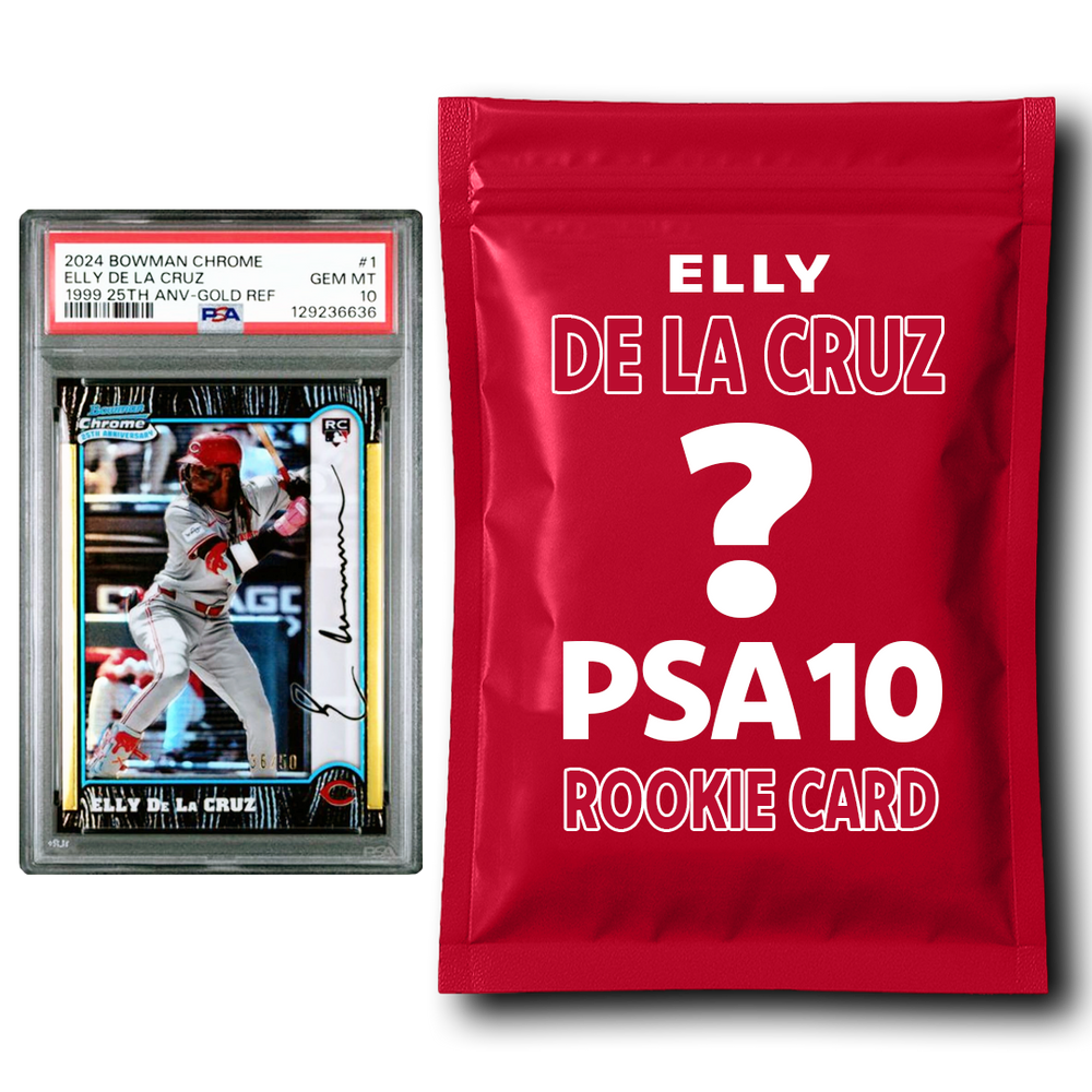 Elly De La Cruz PSA 10 Graded Rookie Baseball Card Mystery Pack (ONLINE ORDER ONLY)