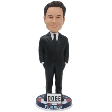 Elon Musk DOGE Department of Government Efficiency Bobblehead (Presale) (ONLINE ORDER ONLY)