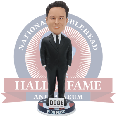 Elon Musk DOGE Department of Government Efficiency Bobblehead (Presale) (ONLINE ORDER ONLY)