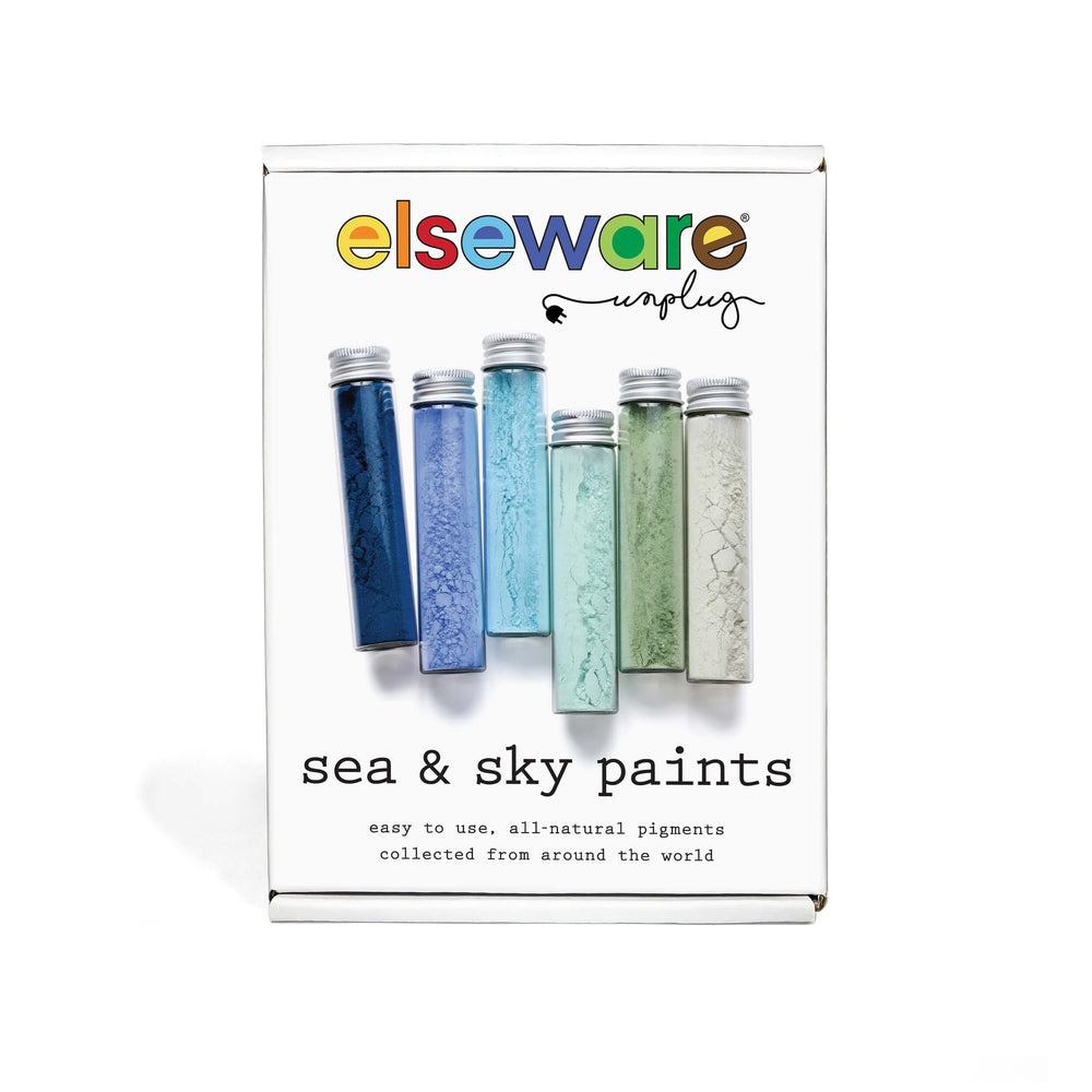 Sea & Sky Paint Set – Non-Toxic Earth Pigments (15–17g per Vial) (ONLINE ORDER ONLY)