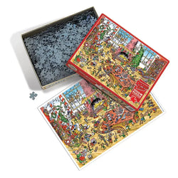 Elves at Work Doodle Town 1000 Piece Jigsaw Puzzle Cobble Hill (ONLINE ORDER ONLY)