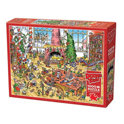 Elves at Work Doodle Town 1000 Piece Jigsaw Puzzle Cobble Hill (ONLINE ORDER ONLY)