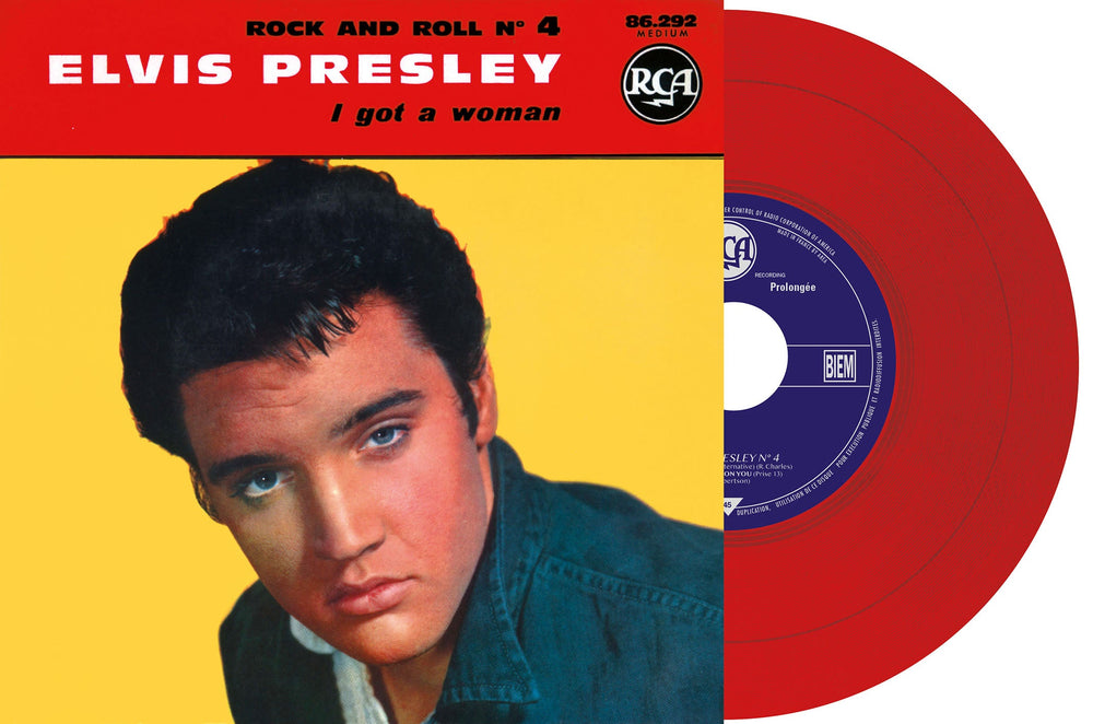 Elvis Presley - I Got A Woman #4 (Red 7" vinyl EP) [Vinyl] (ONLINE ORDER ONLY)