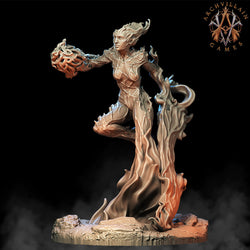 3D Printed Archvillain Games Magma Lords - Ember Maidens 28mm 32mm D&D (Online Only)