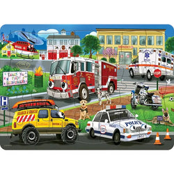 Emergency Response 35 Piece Tray Jigsaw Puzzle Cobble Hill