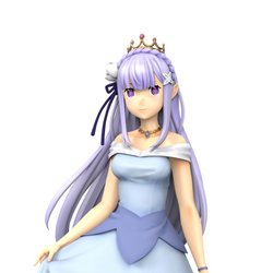 FuRyu: Re:Zero Starting Life in Another World - Fairy Tale Emilia (Nemurihime) SSS Figure (ONLINE ORDER ONLY)