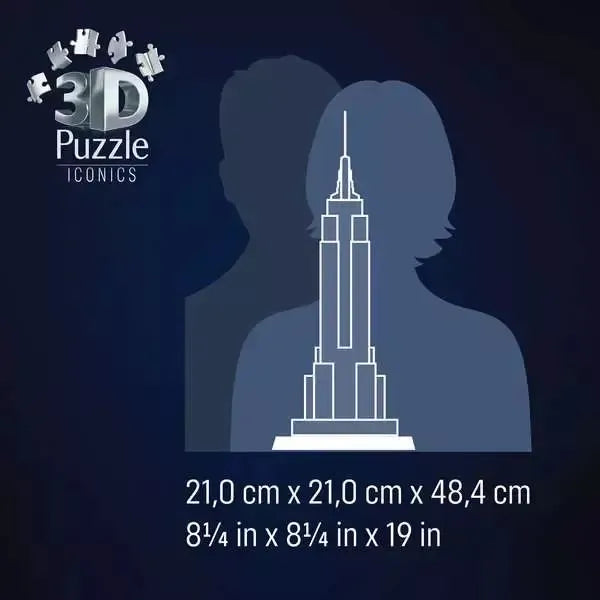 Empire State Building 241 Piece 3D Jigsaw Puzzle Ravensburger