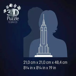 Empire State Building 241 Piece 3D Jigsaw Puzzle Ravensburger